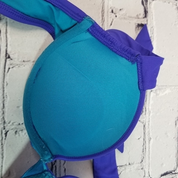 Vs push up padded bra swim bikini top 34a - Picture 3 of 6